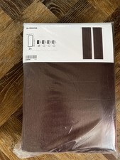 Coppia Tende Oscuranti IKEA BLÅHUVA Marrone Borgogna 145 x 300 cm Nuove Sigillate Blackout Tenda price