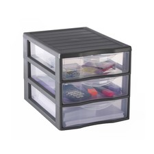 Sundis 4218013 Cassettiera plastica, Grigio, A4 / 3 cassetti Cassettiera price