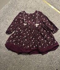 Grazioso abito viola manica lunga bambina, sergente maggiore, francese, taglia 18 mesi Abito Bebè price