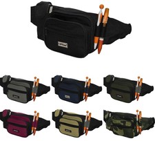 MARSUPIO UOMO DONNA SPORTIVO 5 SCOMPARTI MULTITASCHE BORSA LAVORO CORSA CINTURA Borsa Cintura Donna price