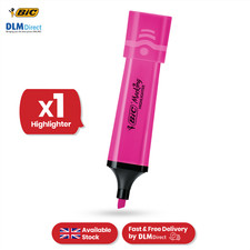 BIC Marking Highlighter Flat Marker Neon Pink for Precise & Bold Tasks Highlighter Penna price