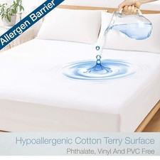 Proteggimaterasso impermeabile Deep Fit copriletto lenzuolo culla doppia singola Mattress Protector price