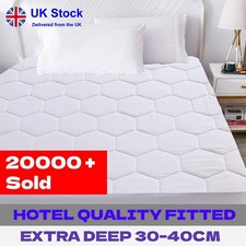 Proteggi Materasso Trapuntato - Tutte le Taglie | Vestibilità Extra Profonda | Lavabile in Lavatrice | Mattress Protector price