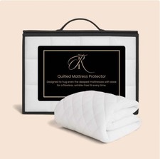 Proteggi Materasso Trapuntato Microfibra Impermeabile Silenzioso Ipoallergenico UK Mattress Protector price