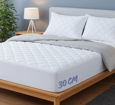 Coprimaterasso Trapuntato Extra Profondo Proteggi Letto Anallergico Matrimoniale Misura Mattress Protector price