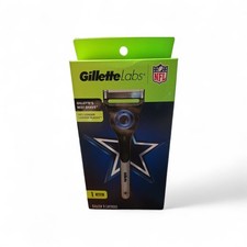 Gillette Labs NFL rasoio ufficiale con licenza Cowboys da uomo 1 rasoio 1 cartuccia Prodotti per ricarica cartucce price
