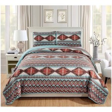 Trapuntino rustico king size sud-ovest cucito western copriletto tribale Bedspread price