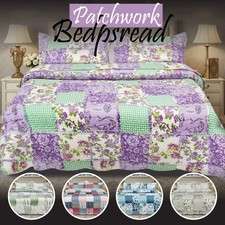 Set copriletto patchwork trapuntato lusso 3 pezzi letto singolo matrimoniale king size Bedspread price