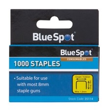 BlueSpot graffette piatte 8 mm lunghezza gamba 10,6 mm corona 1,2 mm filo 1000 pezzi pistole graffette Staple Wire price