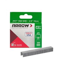 Arrow 276 JT21 Graffette a Filo Sottile per Pistole a Graffetta e 3/8 Pollici, Argento Staple Wire price