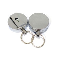 Portachiavi badge carta d'identità in metallo retrattile porta mulinello clip pesca corda sicurezza Supporto per Card Unisex price