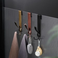 Gancio posteriore porta doccia in acciaio inox sopra la porta porta asciugamani appendiabiti Accappatoio Hanger price
