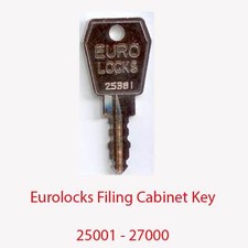 Chiave di ricambio per schedario Eurolocks 25001 - 27000 Filing Cabinet price