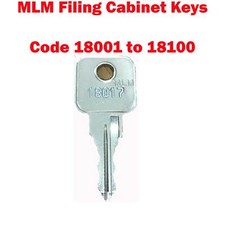 MLM Chiavi di ricambio per schedario tagliate a codice 18001 - 18100 Filing Cabinet price