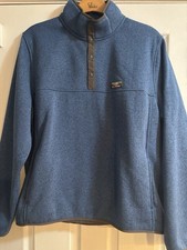 Maglione LL Bean uomo 2XL B L U E Airlight maglia maglione a T snap leggermente aderente T-shirt e felpe outdoor price