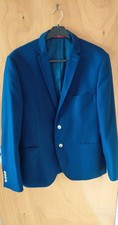 Blazer giacca tuta uomo Lambretta blu royal testurizzata 44R slim fit mod stile. Suit Uomo price