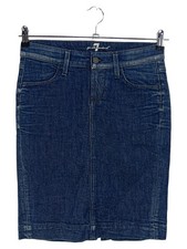 Gonna di jeans 7 FOR ALL MANKIND donna 36/S blu gonna midi casual denim gonna Jeans / Denim Gonna price
