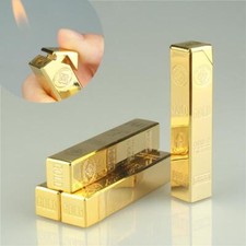 Accendino a barra oro metallo di lusso torcia senza fuoco butano gas fumo accendino gonfiato Lighter price