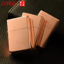 Accendino ZORRO 902/902s in ottone - motivo rame rosso, antivento, design vintage Lighter price