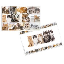 (TG. 550 x 350 mm) HERMA 19379 - Sottomano da scrivania con animali, set da 3 pe Set Sottomano da Scrivania price