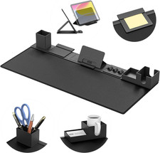Set Sottomano Scrivania, Sottomano Da Scrivania in Pelle PU, Tappetino per Mouse Set Sottomano da Scrivania price