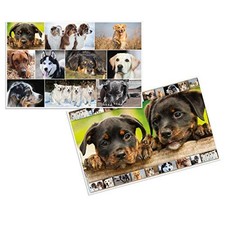 (TG. 550 x 350 mm) HERMA 19378 - Sottomano da scrivania con animali, set da 3 pe Set Sottomano da Scrivania price