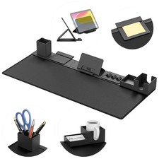 KDD Set Sottomano Scrivania, Sottomano da Scrivania in Pelle PU, T Nero - 6 in 1 Set Sottomano da Scrivania price