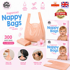 🔥300 SACCHETTI PORTA PANNOLINI MONOUSO PROFUMATI PATTUMIERA SACCHI CRAVATTA BAMBINO MANICI PANNOLINO PROFUMATO Sacchetti per smaltimento pannolini price