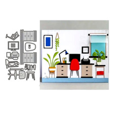 Lampada Sedia Scrivania Casa Ufficio Monitor Computer Piante Lavoro Metallo Taglio Stampi Sottili Ufficio Work Sedia price