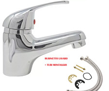 Miscelatore Rubinetto UNIVERSALE Lavabo Lavandino Cromato Bagno + Tubi Montaggio Lavabo price