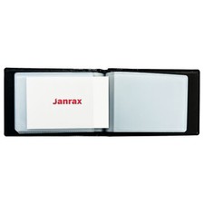 Porta biglietti da visita con nome nero 20 tasche di Janrax Supporto per Business Card price