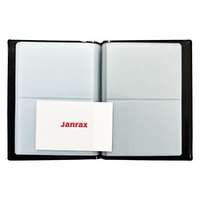 Porta biglietti da visita con nome nero 40 tasche di Janrax Supporto per Business Card price