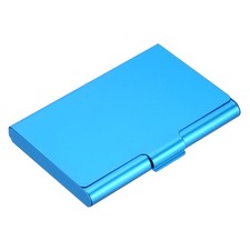 Porta biglietti da visita, per ufficio, casa, uso quotidiano (blu, 3,66 x 2,36 x 0,39 pollici) Supporto per Business Card price