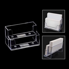 Espositore a doppia cella scrivania ufficio porta biglietti da visita scatola porta biglietti Supporto per Business Card price