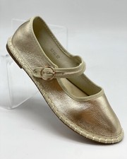 Scarpe ciabatte ballerine friulane donna ragazza cinturino Mary Jane, bebè oro Scarpe Bebè price