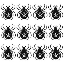 Sottobicchieri ragno Halloween riutilizzabili 12 pezzi tessuto non tessuto nero per decorazione festa Coaster price