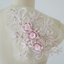 Vendita Gonna Da Ragazza Con Ricamo In Pizzo Applicato Con Perline E Fiori 1PC Gonna Ragazza price