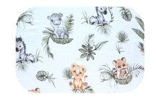 1 x Mussola BAMBINO MORBIDO 100% Cotone Burp Panni Bavaglino Asciugamano Coperta Safari Giungla Towel Bebè price