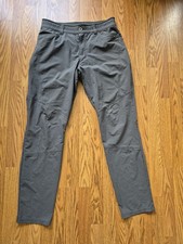 Pantaloni uomo Kuhl Deceptr taglia 34x34 outdoor escursionismo misto nylon utilità viaggio nero Pantaloni outdoor price