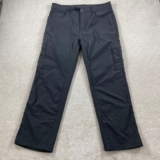 Prana Zion Pantalone Cargo Uomo 36x30 Nero Foderato in Pile Escursionismo Outdoor M41173008 Pantaloni outdoor price