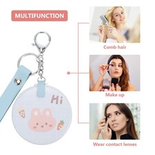 2pz Specchio Trucco Compatto Portatile Pieghevole Doppio Lato Specchio Metallo per Donna Makeup Specchio price