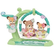 Sylvanian Families SET ALTALENA MARE CERVO BAMBINO FS-56 Calico Critters Swing Bebè price