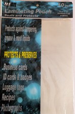 10 Sacchetti di Laminazione 9,25 X 12 Spessore 3mil o 0,08 mm di TDE Systems Lamination Sistema price