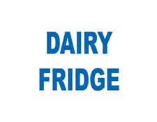 Adesivo Frigorifero Lattificio A4 decalcomania alimenti e igiene cucina cartello di sicurezza ristorante Fridge Sticker price