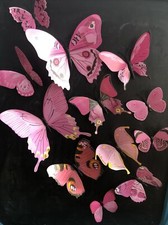 12pz Farfalla 3D con Calamita Frigo Adesivo Wall Stickers Art Decal Fridge Sticker price
