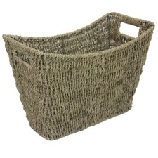JVL Seagrass Porta riviste per giornali con maniglie Magazine Rack / Newspaper Rack price