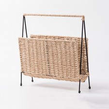 Scaffale Porta Giornali Corda di Carta Tessuto Libreria Rivista Tavolo Libreria﻿ Magazine Rack / Newspaper Rack price