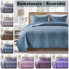Set 3 pezzi copriletto trapuntato spillo trapuntato piumone sonico reversibile Set Bedspread Bebè price
