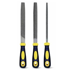 Lima Metallo Professionale 8" 3 pz Acciaio Alto Carbonio Utensile Manuale Forma Tonda Piatta File price
