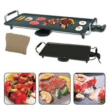 TEPPANYAKI GRILL GRANDE TAVOLO PIASTRA ELETTRICA PIASTRA BARBECUE CAMPEGGIO 2000W Electric Grill-Barbecues price